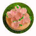 Kawaii Strawberry Orange Grape Peach Miniature Fruit Resin Charms DIY Crafts Handmade Art Supplies Phone Cases Decoration