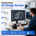 Professional Custom 3D Design Service with File Optimization Rapid Prototyping for Hardware Startups MegaBDM