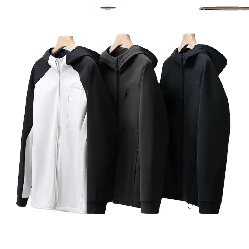OEM Customized Logo Design autumn and winter couple hooded warm men's jacket casual fashion jacket
