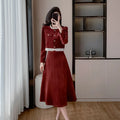 Fall Casual 2 Piece Set for Women O-Neck Top And Set Clothing Wholesale