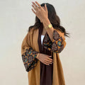Newest Ladies Abaya With Heavy Embroidery Ramadan Collection Hijab-and-Abaya Set for Women 2026