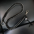 Men Retro Simple Skeleton Metal Chain Hip-hop  Trousers Pants  Key Chain Hook Decoration Trendy Accessories