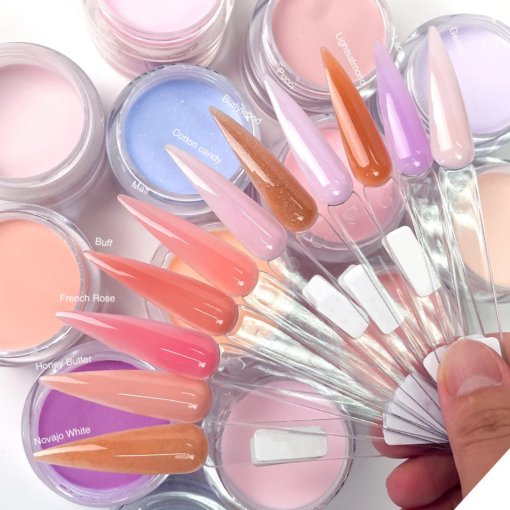 Factory Wholesale Highly Pigmented Smooth Dipping Acrylic Powder Low MOQ Dip Powder for Nail Art