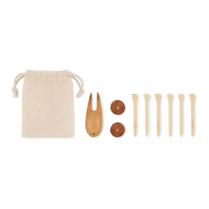 Bedroom Golf Accessories Set in Bamboo Eco-Friendly Golf Products
