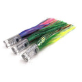 Weihai Weiyufishing Tackle's 9inch Double Soft Plastic Octopus Skirt Saltwater Tuna Fishing Lure Color Slant Resin Head PVC