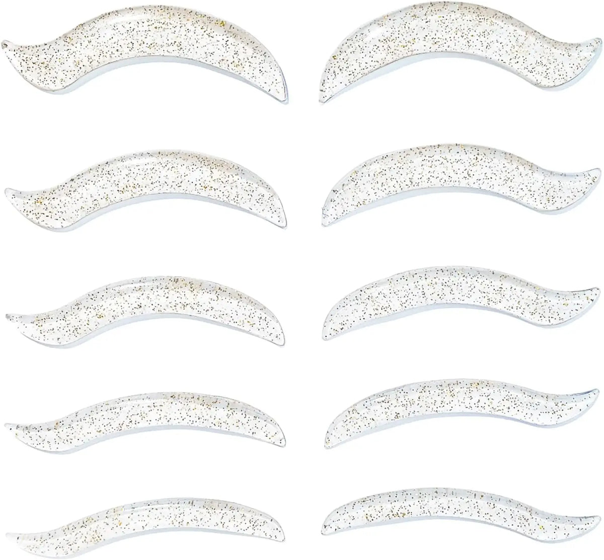 5 Sizes Lash Lift shields Korean Glueless Lash Lift Pads Designed for Open-eye Eyelash Lift Self Adhesive Eyelash Perm Rods MegaBDM