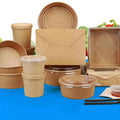 Custom Logo Food Paper Box Microwave Takeout Restaurant Food Paper Box