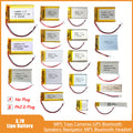 3.7V Lipo Battery Ph2.0 Plug Rechargeable Lithium Battery 3.7V For PS4 Humidifiers GPS Navigation Bluetooth Speaker MP3 MP4