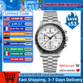 PAGANI DESIGN 2026 New V5 PD1701 Men's Watches Luxury Quartz Watch Men Sport Speed Chronograph AR Sapphire glass 100M Waterproof