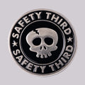 SAFETY THIRD Enamel Pin 0 Brooch Pines Lapel Pins Badge on Backpack Clothing Accessories Fashion Jewelry Friends Gifts MegaBDM