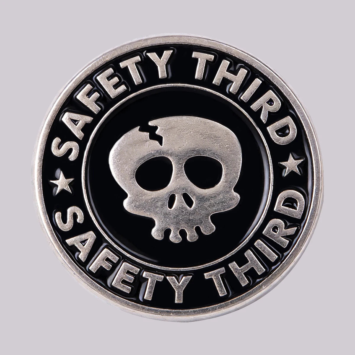 SAFETY THIRD Enamel Pin 0 Brooch Pines Lapel Pins Badge on Backpack Clothing Accessories Fashion Jewelry Friends Gifts MegaBDM