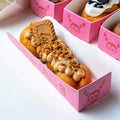 Custom Printing Cardboard Waffle Box Snack Packaging Paper Tray Waffle Corndog Stick Box MegaBDM