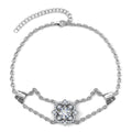 Unique 925 Sterling Silver GRA Moissanite Adjustable Chain Bracelet Vintage Fine Jewelry for Women Destiny Jewellery