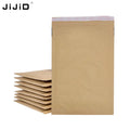 JIJID 20*30+4cm Honeycomb Paper Mailing Bag Compostable Honeycomb Padded Kraft Paper Brown Honeycomb Shipping Bags