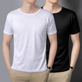 OEM Mens Printable Ice Silk T Shirt Quick Dry Stretch Mesh Crew Neck Short Sleeve Summer Breathable Casual Fashion Mens T Shirt MegaBDM