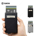 TILONSTAR TVC107 Business Credit Card Holder Wallet Aluminum Slim Pop up Wallet for Men
