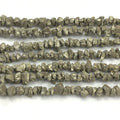 4mm-7mm Hot Sell Freeform Rough Golden Pyrite Gemstone Bead Natural Raw Pyrite Stone Beads for DIY Jewelry Making