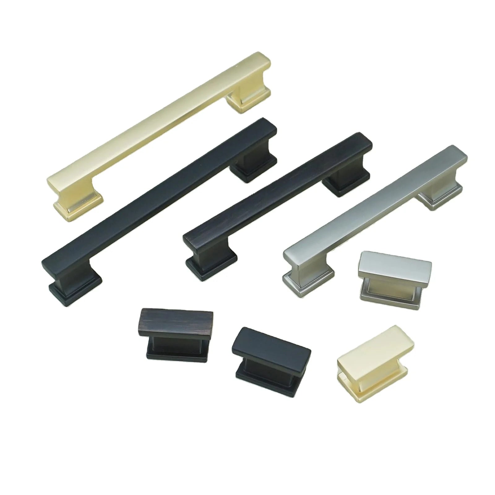 BAOCHUN CX892 Cabinet Hardware Door Zinc Alloy Solid Square Style Pull Handle