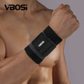 VBOSI Custom Adjustable Nylon Wrist Support Breathable Elastic Wristband Wrap Protector with Belt Available in Colorful Options MegaBDM