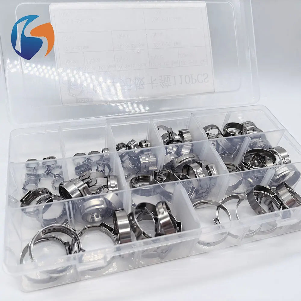 Heavy Duty Single Ear Hose Clamp High Tension Ear Clamp for Truck Engine Hose MegaBDM