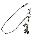 Men Retro Metal Ghost Head Claw Chain Hip-hop  Trousers Pants  Key Chain Hook Decoration Trendy Accessories