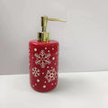Eco-Friendly Modern Ceramic Soap Dispenser Bottle Round Accessory for Home Hotel Shower Room Bathrooms MegaBDM