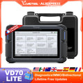VDIAGTOOL VD70 Lite OBD2 Automotive Scanner Bi-Directional Car Diagnostic Key Tool Programmer with 31+Reset DOIP Free Updates