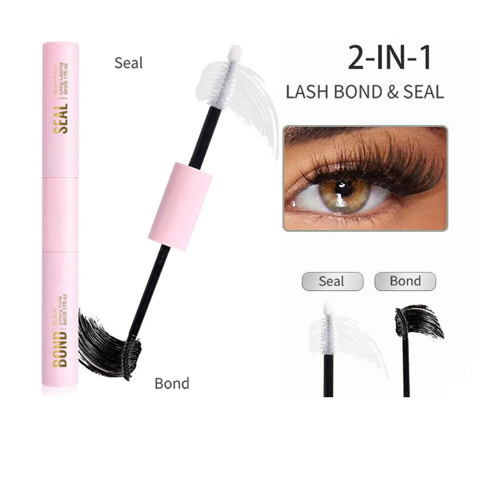 Double-Ended Segmented Gel Eyelash Glue Bond Remover Makeup Remover Solution for Eyelash Grafting lash bond&seal MegaBDM