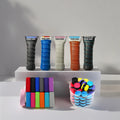 FRCETEE OEM Custom Tennis Badminton Pickleball Paddle with Sweatband and Overgrip Made of PU Material in Multiple Colors