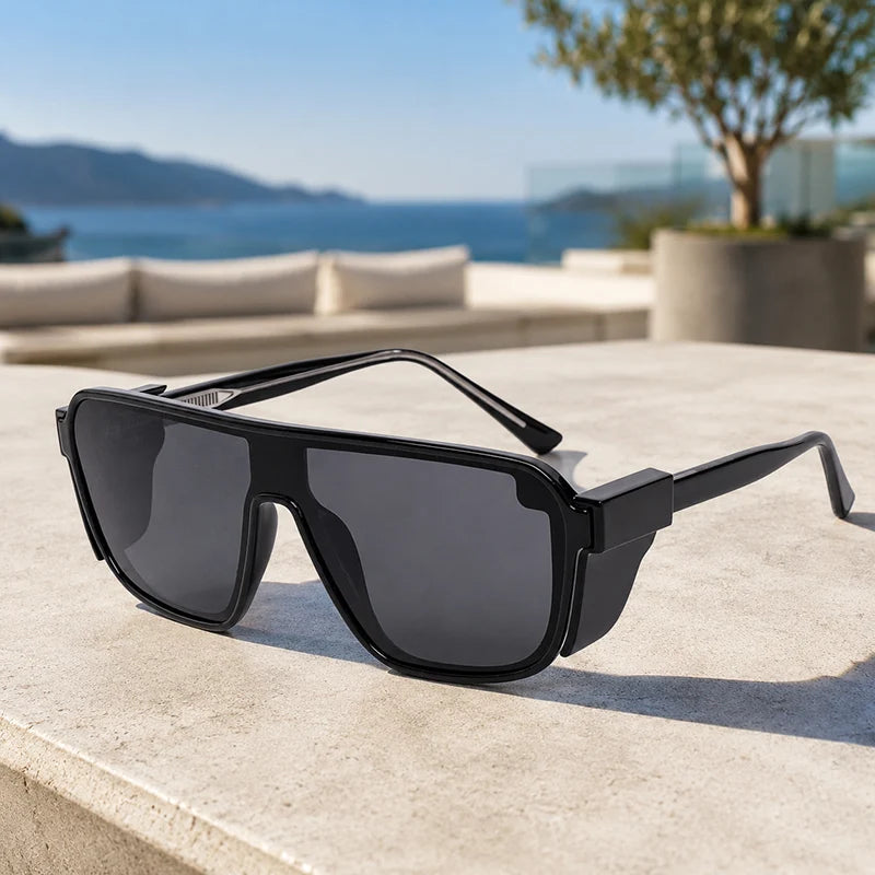 Vistalumo High Quality Custom Ansi Z87.1 Wholesale Cycling PC Lens Side Shield Safety Sunglasses for Men Women Custom Logo MegaBDM