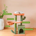 Easter Door Luxury Palm Christmas Small Wood Flower Cat Tree Courolful Arbre A Chat Tree For Cat