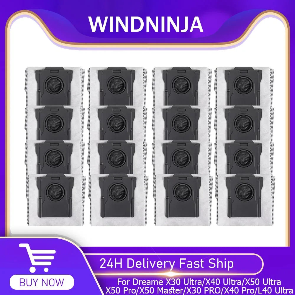 Dust Bag for Dreame X30 Ultra/X40 Ultra/X50 Ultra/X50 Pro/X50 Master/X30 PRO/X40 Pro/L40 Ultra/L10s Pro Ultra Vacuum Accessories