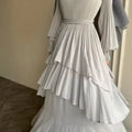 YKD064 2026 Eid Muslim Dress Wome Islamic Clothing Hijabs Traditional Chiffon Lace Dress Elegant Upscale Popular in Europe Usa