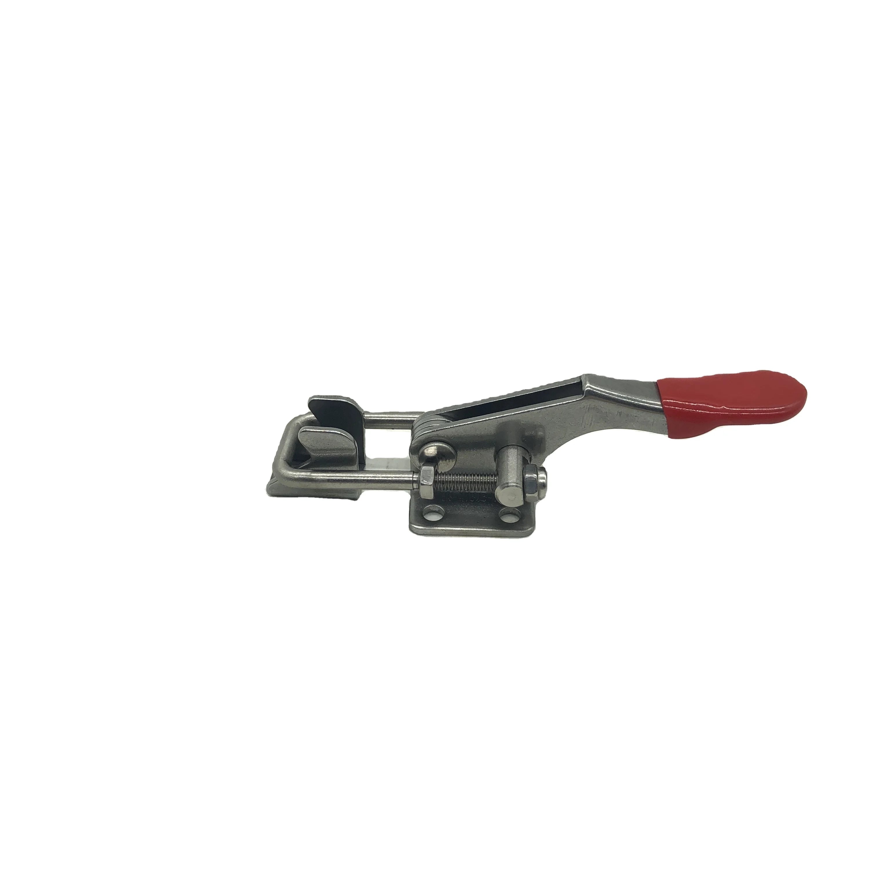 China Wholesaler HS-40323-SS Same As 323-SS U-hook Flange Base  Clamp Force 163KG/360Lb Latch Toggle Clamp Stainless Steel