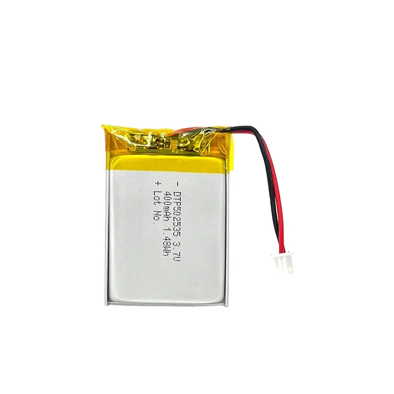 Solid State Polymer Lithium Pouch Battery Customized 400mAh 502535 Li-Ion 3.7V Rechargeable Lipo Battery Consumer Electronics