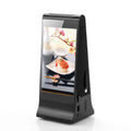 High-Resolution 7  Dual Screen Advertising Display Player - Energy Saving Tabletop Digital Signage System