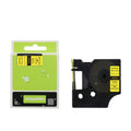 Tatrix 12mm Black on Yellow Compatible Label Tape Cartridge 16053 for DYMO Label Printer D1-500TS