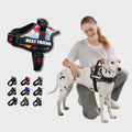 OEM Custom Logo Adjustable Pet Dog Vest Harness Soft Padded Sublimation Nylon Neck Solid Reflective Customizable Dog Collar MegaBDM