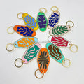 Metal Rectangle Zinc Alloy Custom Keychain Customized Print Design Logo Laser Engraving Steel Fashion Enamel Key Ring