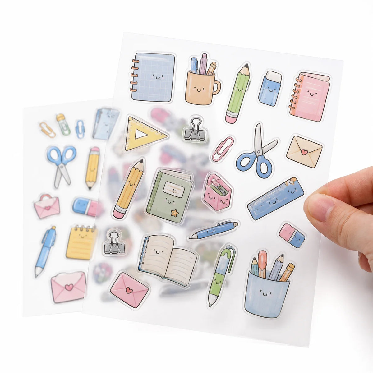 Custom Double-layer Transparent Vinyl Stickerswaterproof and UV-resistantsuitable for Children. MegaBDM