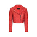Wholesale Oversize Style Distressed Brown Womens Leather Jacket Women's Jacket PU Leather Windproof Jacket