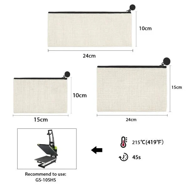 Factory Wholesale High Quality Large Vintage Eco-Friendly Reusable Ladies Travel Fashion Outdoor Sublimation Zipper Makeup Bag MegaBDM