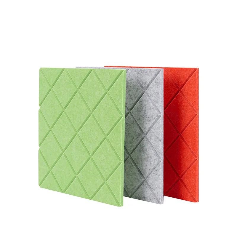 Customized Decorative Acoustic Board PET Felt Grooved Panel for Office