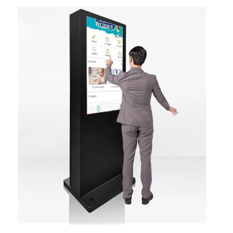 Digital Signage Custom 49inch Capacitive Touch Screen IP65 Waterproof Outdoor Totem Shopping Mall Elevator Wayfinding Education