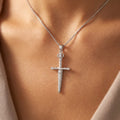 Wholesale Charm Pendant Jewelry Rhodium Plated Cubic Zirconia Sword Classic 925 Sterling Silver Fine Jewelry