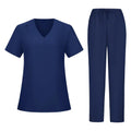 Bangladesh China Factory Price Custom Logo Embroidery Export-oriented Lightweight V-neck Casual Nurse Doctor Surgical Uniform