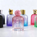 Crimp Type Glass Perfume Bottle Wholesale 30ml 50ml 100ml Empty Sprayer Pump Luxury Reusable Perfume Bottle