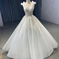 Jancember RSM67534 Modest Sleeveless Lace Sequins As Floor Wedding Gowns Dresses