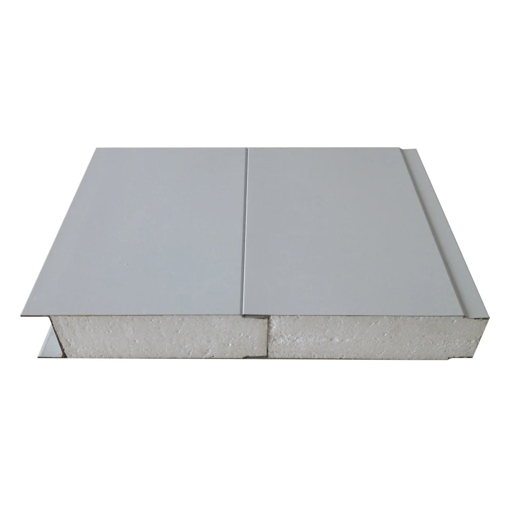 EPS Insulation Metal Sandwich Panel for Villa Use Industrial Fire Class B1 5+ Year Warranty 12kg/m Density 50-200mm Thickness MegaBDM