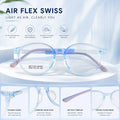 Custom Flexible Temple with Eco-Friendly Material Soft Pressure Lightweight Durable TR90 Full-Rim Oval Eyeglass Frame for Kids MegaBDM